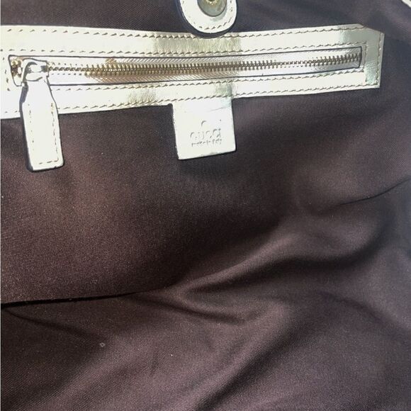 BEAUTIFUL! Authentic Gucci Sukey GG Logo Leather Trim Tote B… - Picture 12 of 13